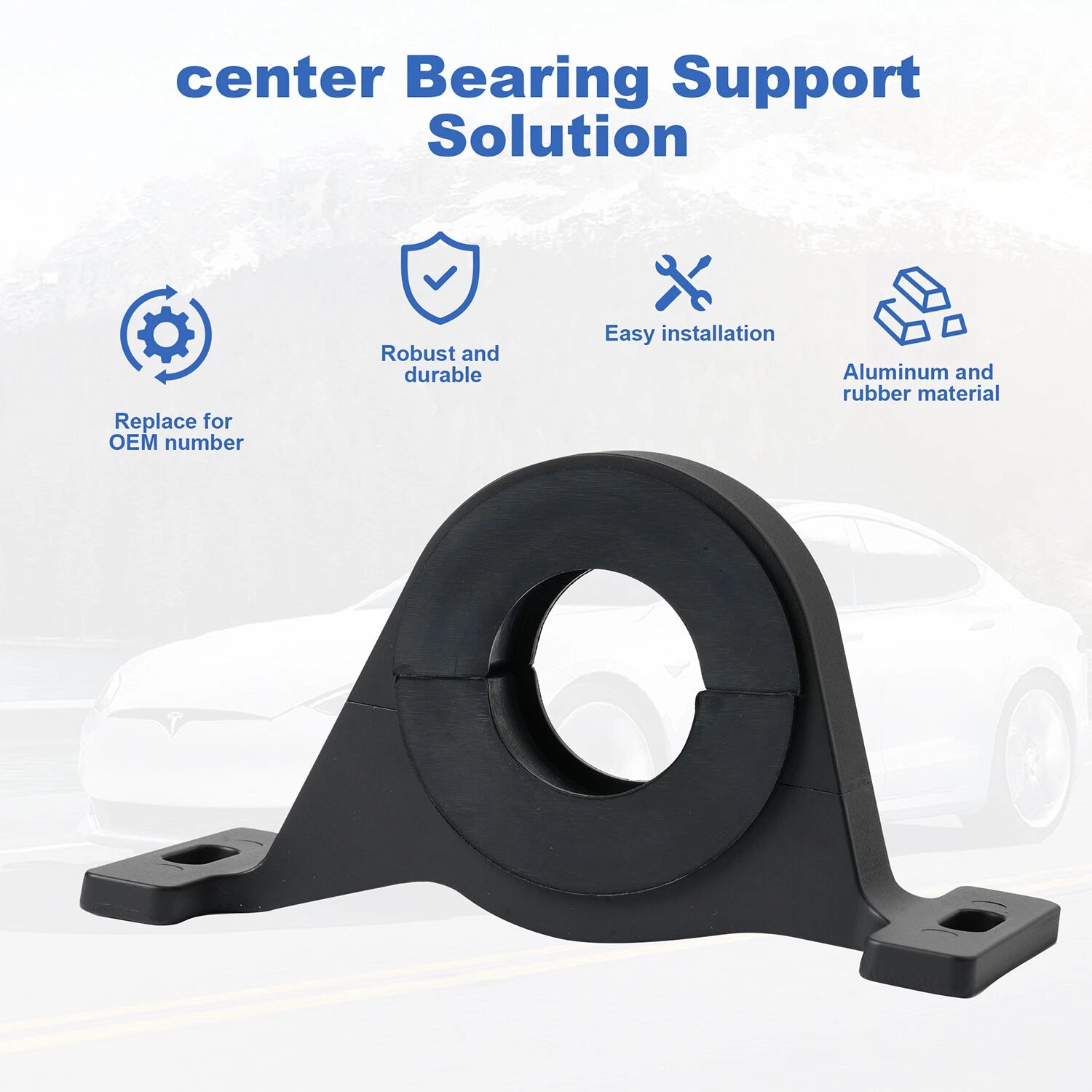 Center Bearing Support Solution for Dodge Charger Challenger (2015–2023)
