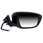 Heated Power Fold Right Side Door Mirror for Nissan Rogue (2014–2017) White