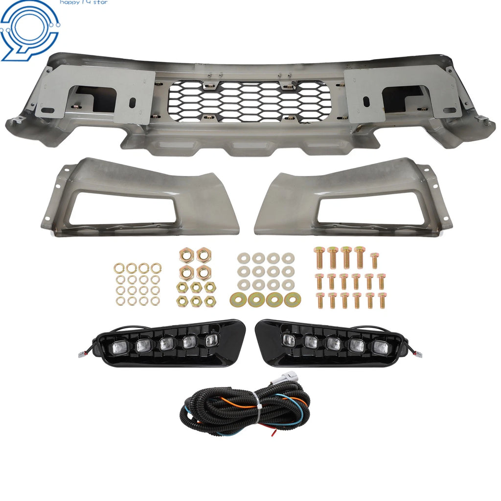 Steel Black Front Bumper with LED Lights for Ford F-150 (2021–2023)
