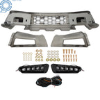 Steel Black Front Bumper with LED Lights for Ford F-150 (2021–2023)