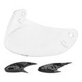 Clear Replacement Flip Up Fullface Helmet Visor Shield (Anti Scratch, Fog, UV)