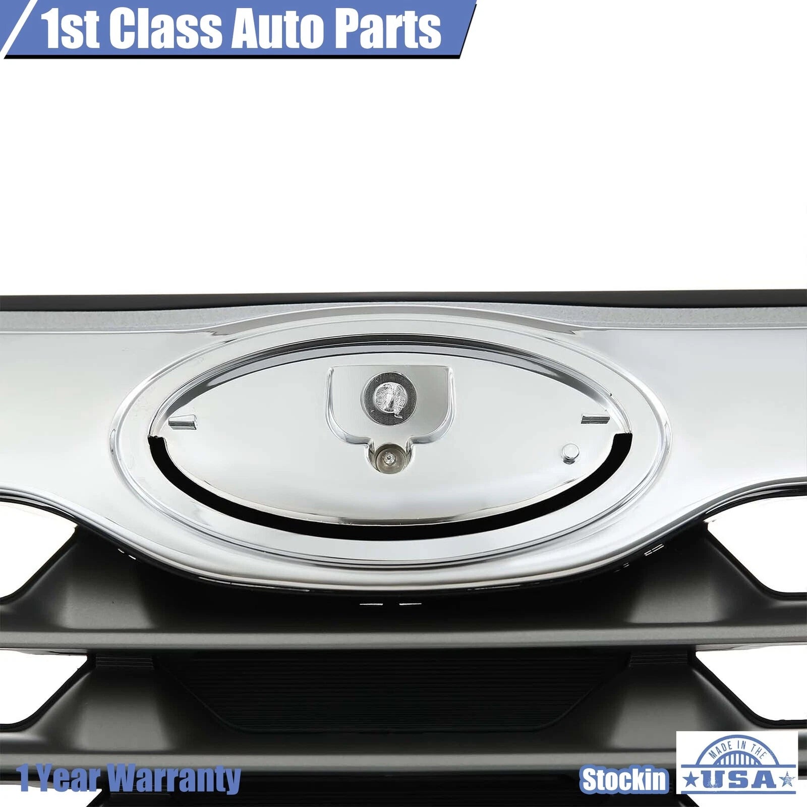 Front Chrome Grille Shell with Silver Insert for Subaru Forester (2011-2013)
