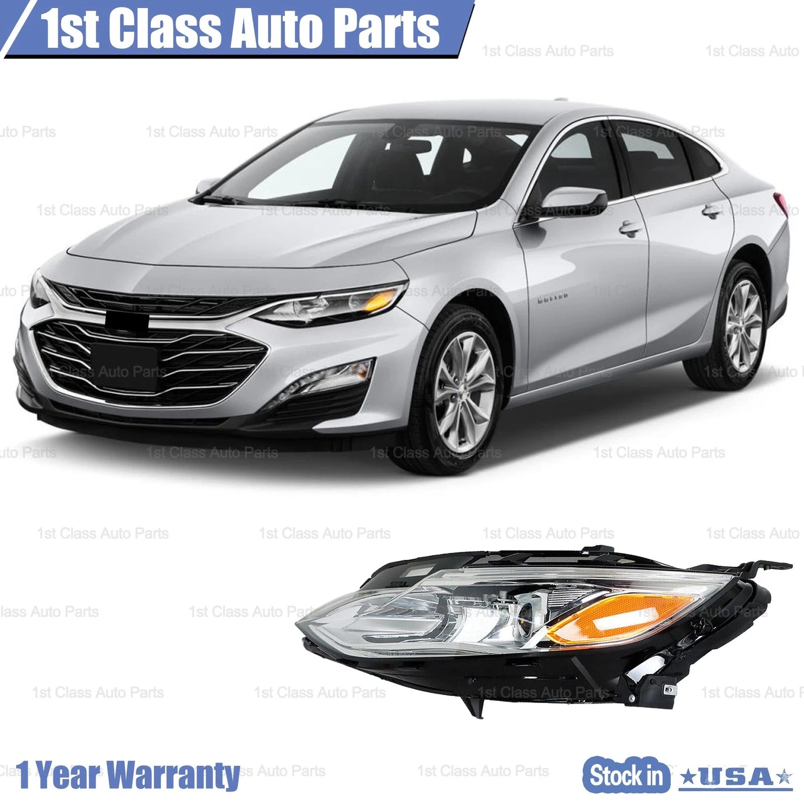 Full LED Headlight for Chevrolet Malibu (2019–2022)