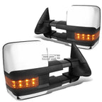 Set of 2 LED Chrome Towing Side Mirrors for Tahoe/Avalanche (2003–2006)