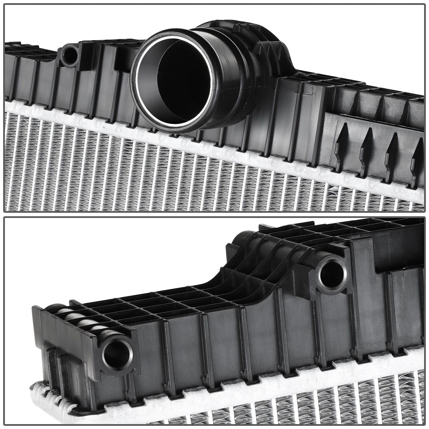 2-Row Aluminum Core Cooling Radiator for Kenworth W900/T660/T880 (2008–2015)