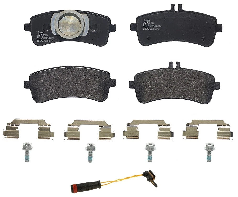 Brembo Rear Low-Met Brake Pads & Sensor Kit for MB X290 W205 C205 C217 A217 W222