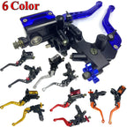 7/8" Universal CNC Motorcycle Brake Master Cylinder & Clutch Lever Set