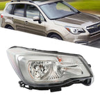 Halogen Headlight for Subaru Forester (2017–2018) Right Side Black