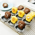 Set of 6 Carbon Steel Cake Shaping Tools for Cupcakes Cookies Pastries