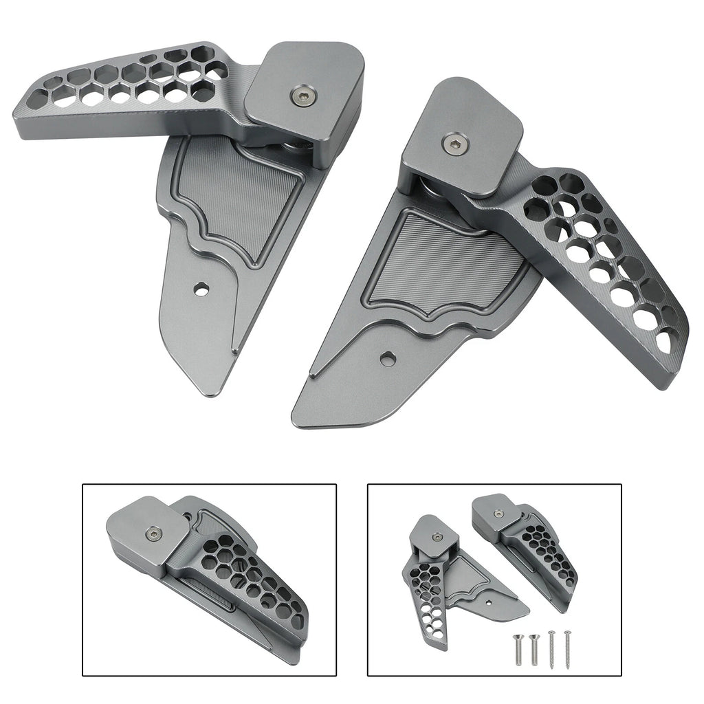 Rear Footrests Foot Pegs for Vespa Primavera/Sprint 125 150 (2017–2020)