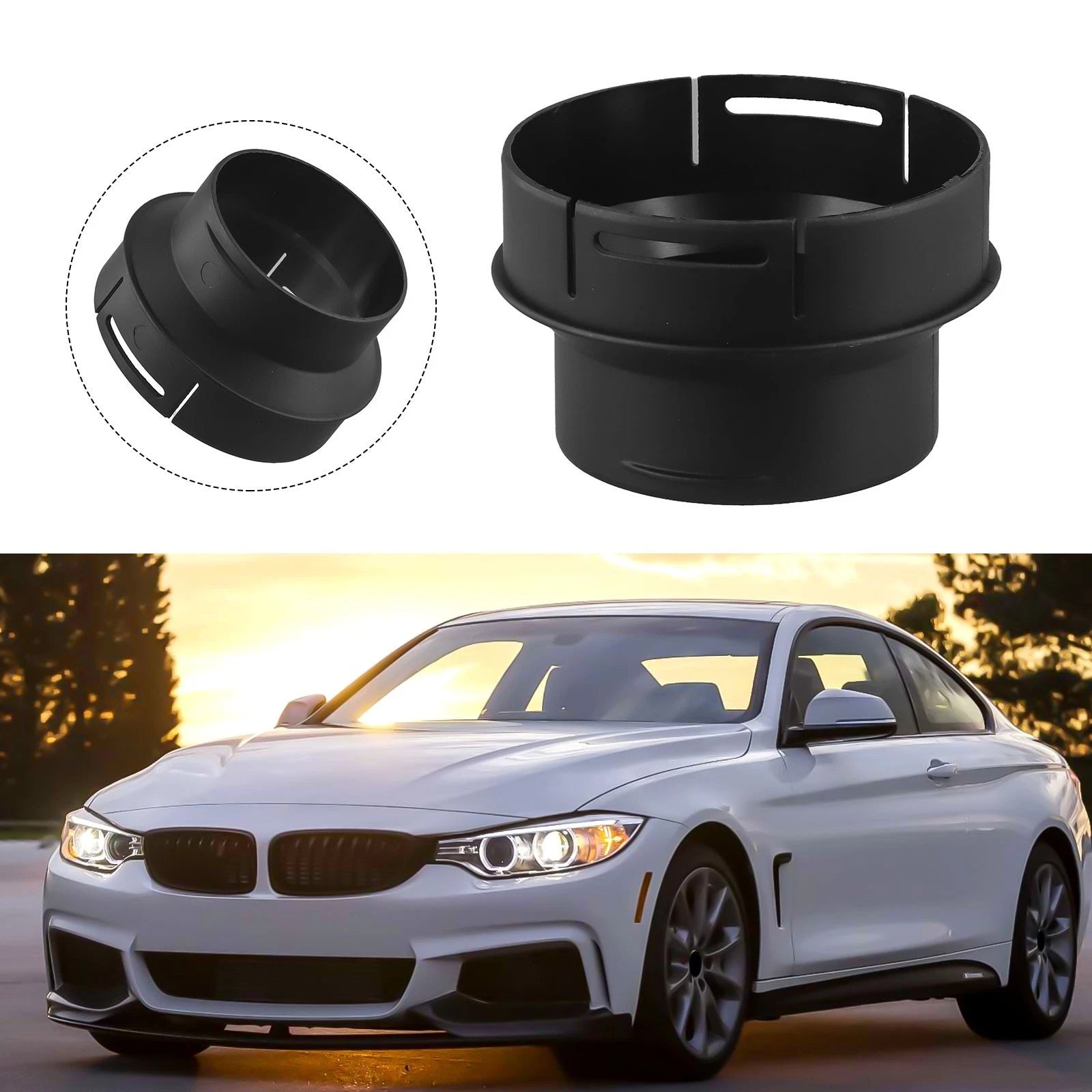 Adjustable Air Vent Outlet for Car Diesel Heater (90mm to 75mm)