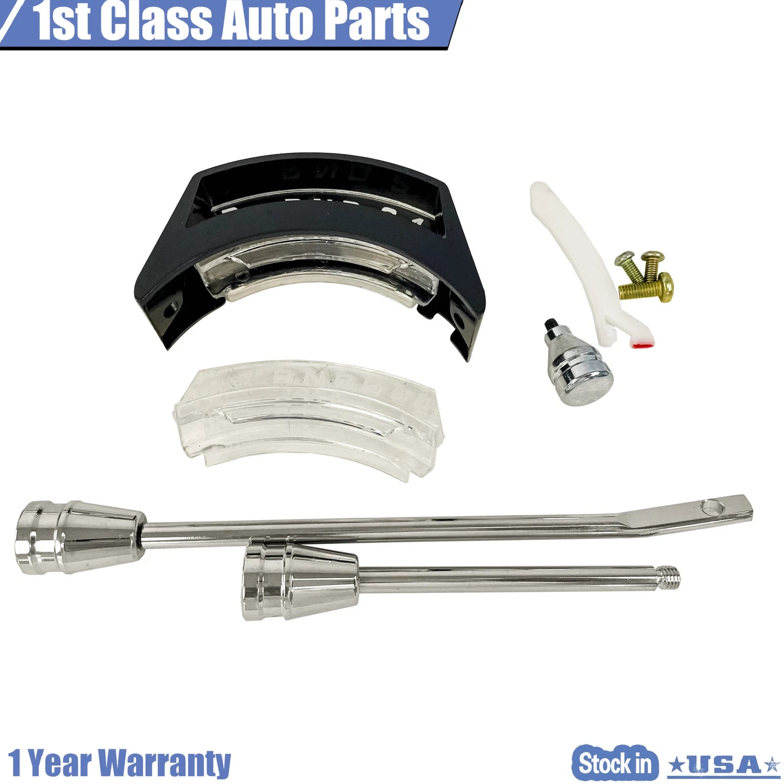 33" Chrome Tilt Steering Column Automatic Shift w/ Key for Chevy Pontiac