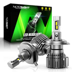 2X 9003 H4 LED Headlight Bulbs Kit 100W 6500K Hi/Lo Beam for Universal