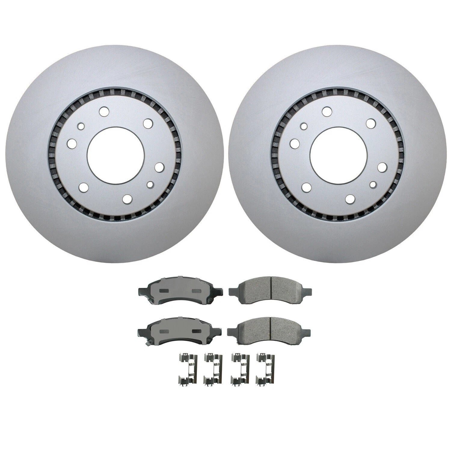 Front Brake Kit 325mm Rotors & Akebono ProACT Pads for Buick Chevy GMC Saab