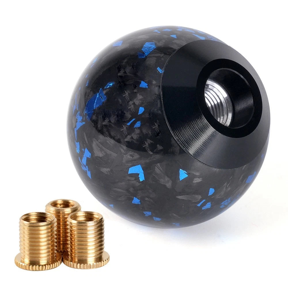 Gear Shift Knob for Universal Vehicles - Forged Carbon Fiber Ball Type