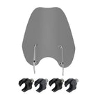Windscreen Windshield & Bracket 39mm Clamps for Harley Dyna Fat Bob Sportster