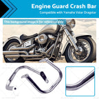 Chrome Engine Guard Highway Crash Bar for Yamaha V-Star XVS400 XVS650 (2000–2023)
