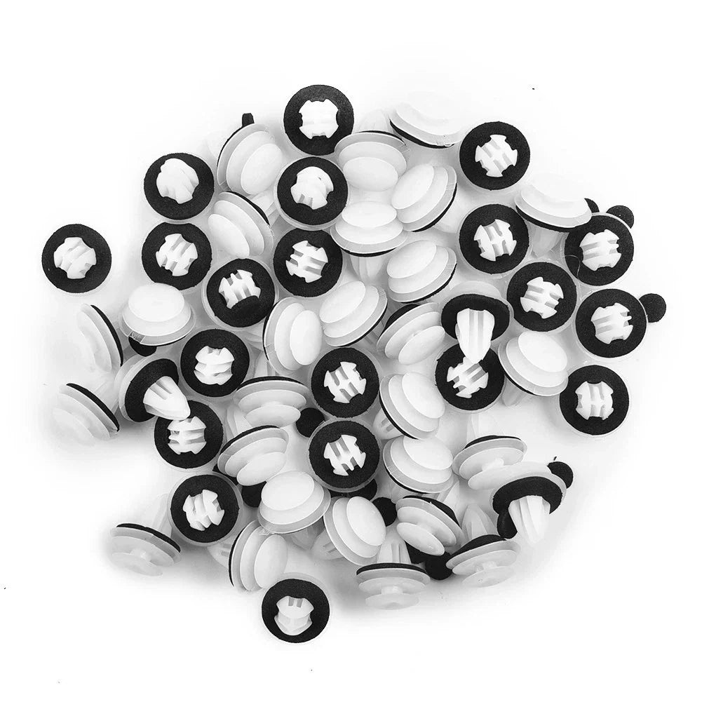 50 Pcs/Set Door Trim Panel Moulding Retainer Nylon Clip for Mazda CX-5 CX5 CX-7