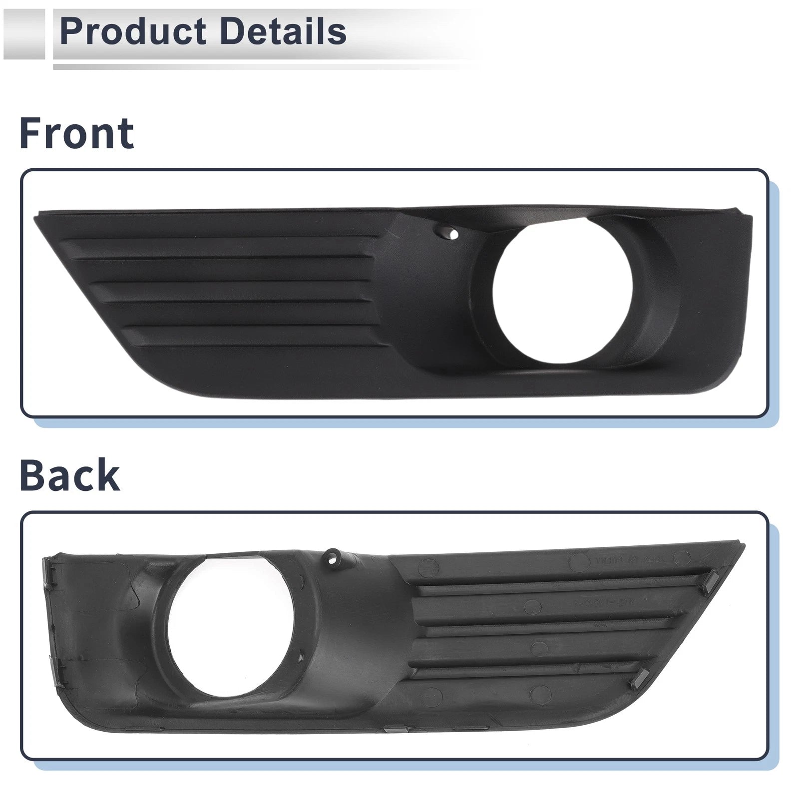 1 Pc Fog Light Grill for Ford Focus (2005–2006) No. 4M5119953AE