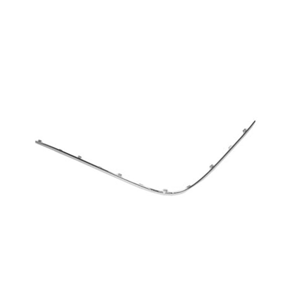 Replacement Chrome Plastic Driver Side Front Bumper Cover Molding for Toyota