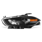 Driver Left Black Housing Amber Corner Headlight for Dodge Dart (2013–2016)
