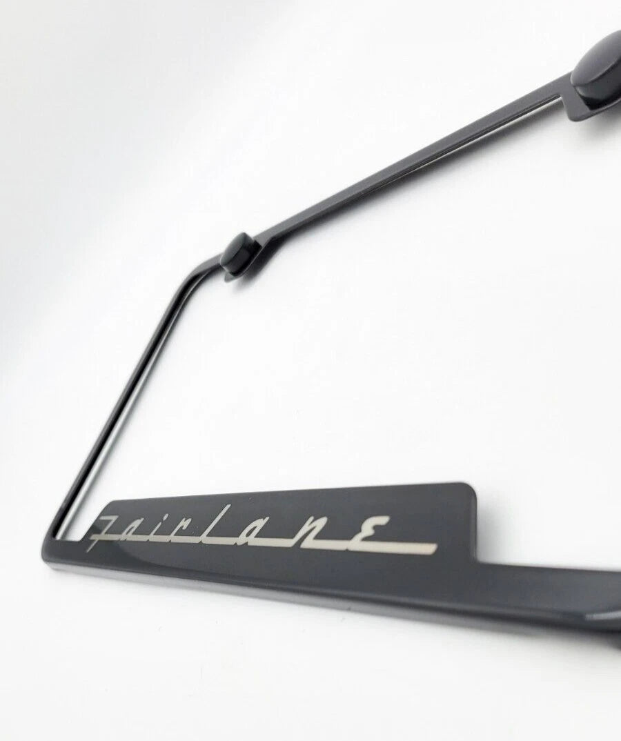 License Plate Frame Notched Stainless Replacement for Ford Fairlane (1950–1966)