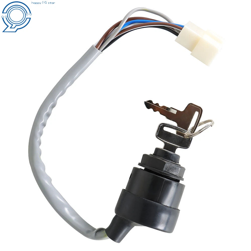 Ignition Key Switch for Kawasaki Mule 600 610 4000 4010 (2005–2023)