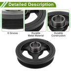 Engine Harmonic Balancer Crankshaft Pulley for Chevrolet Traverse (2009–2017) No.12626355