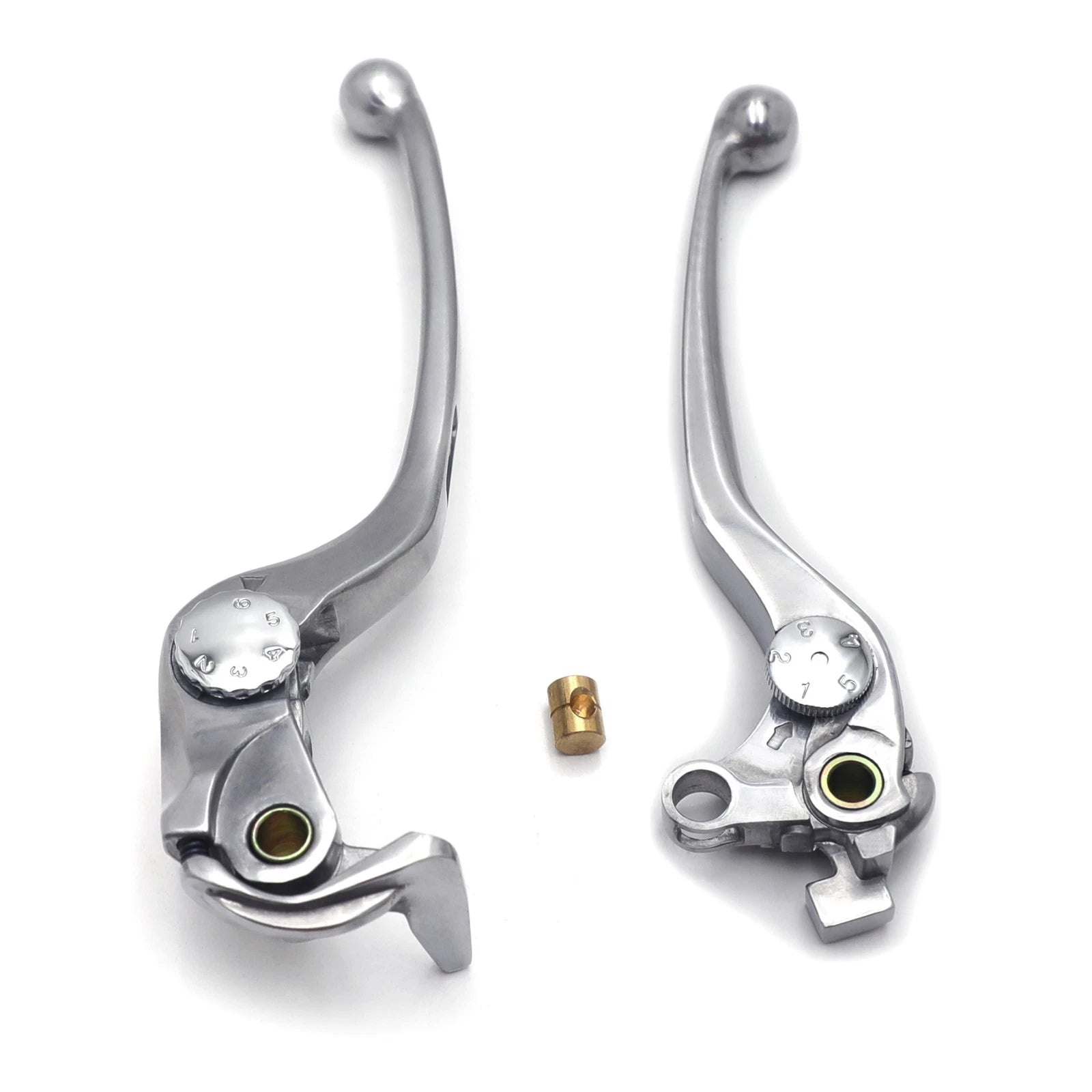 L/R Chrome Brake Clutch Hand Lever for Suzuki GSX-R 1000 (2007–2008)