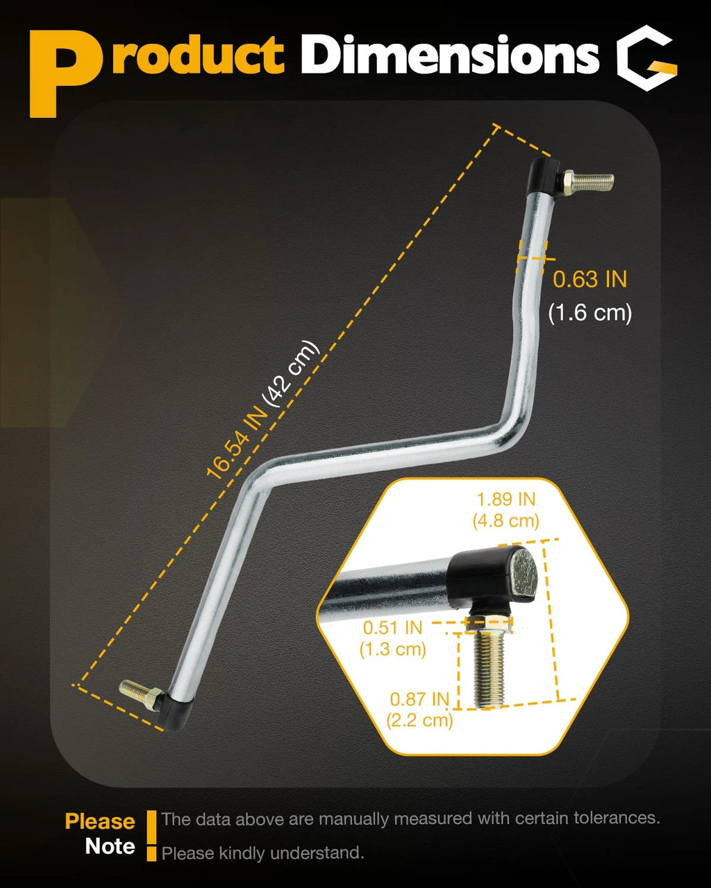 Steering Drag Link for Husqvarna YTH2448 (2005-2009)