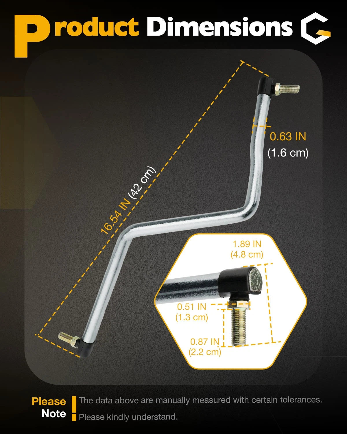 Steering Drag Link for Husqvarna YTH2448 (2005-2009)