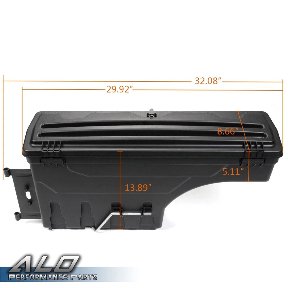 Right Side Rear Storage Box Toolbox for Ford F150 (2015–2019)