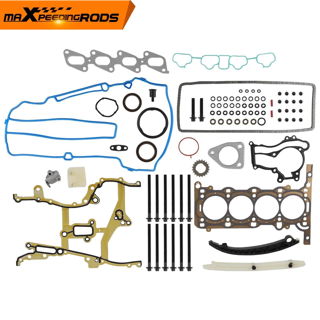 Head Gasket Bolts Set with Timing Chain Kit for Chevrolet Cruze Buick Encore (2011–2019)
