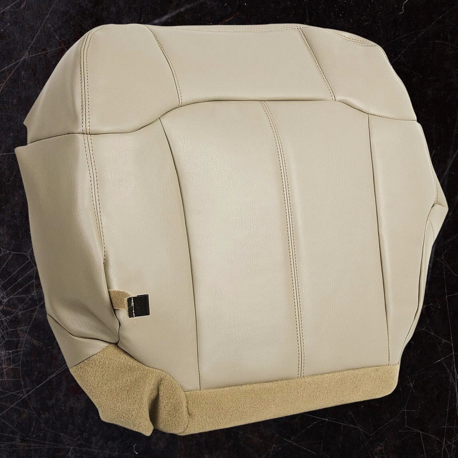 Driver Bottom Leather Seat Cover for Chevy Tahoe (2000–2002) Light Tan 522