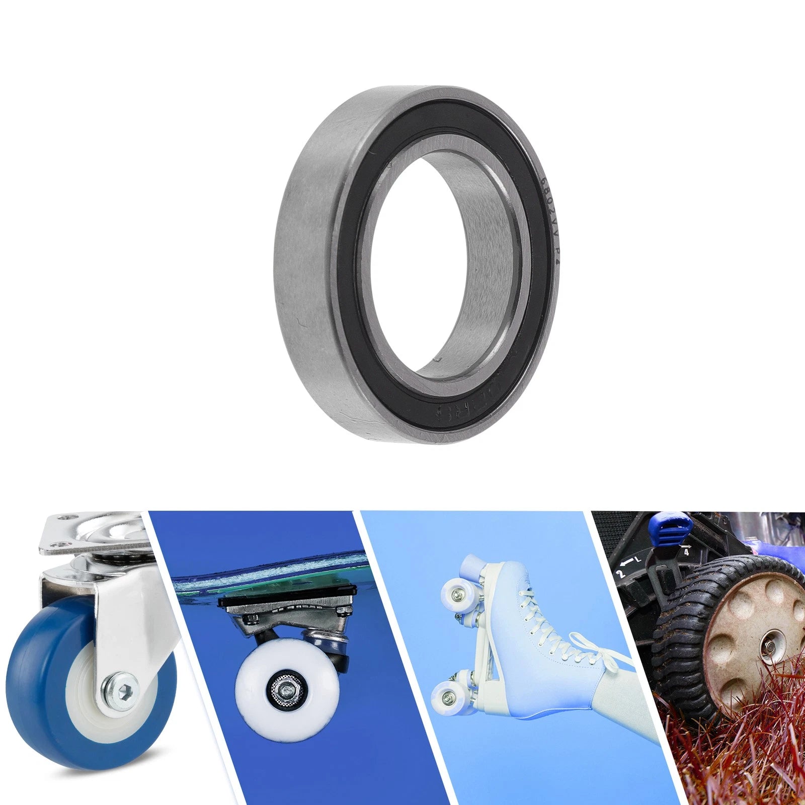 Deep Groove Ball Bearings 6802VV for Various Applications (15x24x5mm)