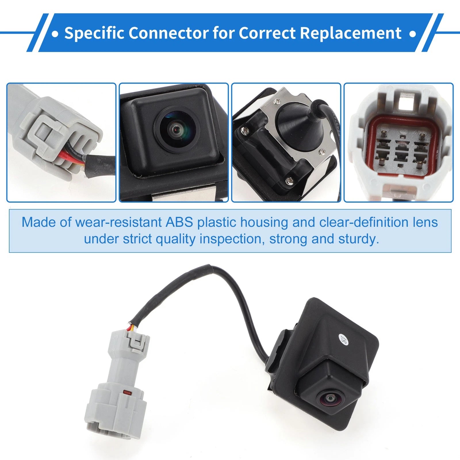 Rear View Camera 120-180° for Hyundai I40 (2015–2020)