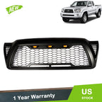 Black Plastic Front Upper Bumper Grille with LED for Toyota Tacoma (2005–2011)