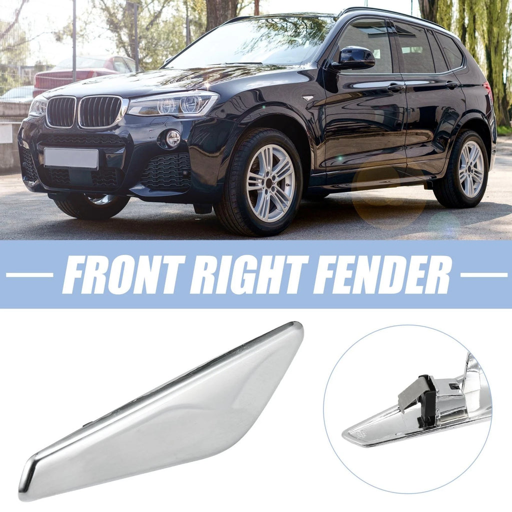 Front Right Fender Side Marker Trim for BMW X3 X4 F25 F26 (2011–2017) 51117338570