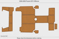 EVA Foam Teak Deck Floor for Pursuit 2570 Offshore (2006)