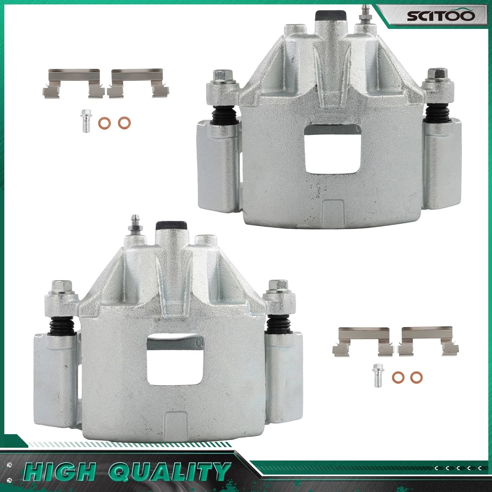 Front Brake Calipers w/ Bracket for Buick LaCrosse (2005–2009)