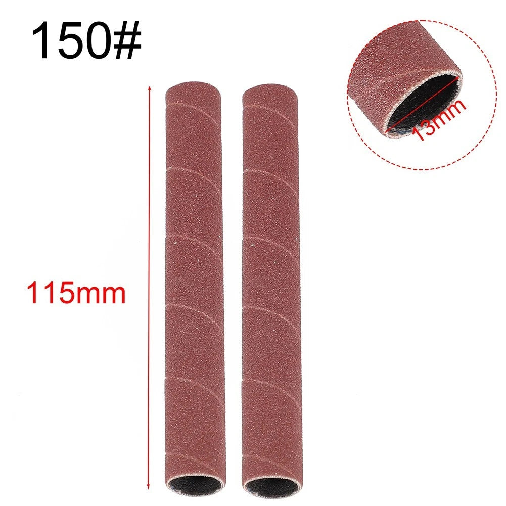 Sanding Paper Drum Sleeves 80/150/240 Grit for Automotive Polishing (Pack of 2)