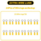 Power Bus Distribution Bar Terminal for Car Boat (150A, 6 Way)