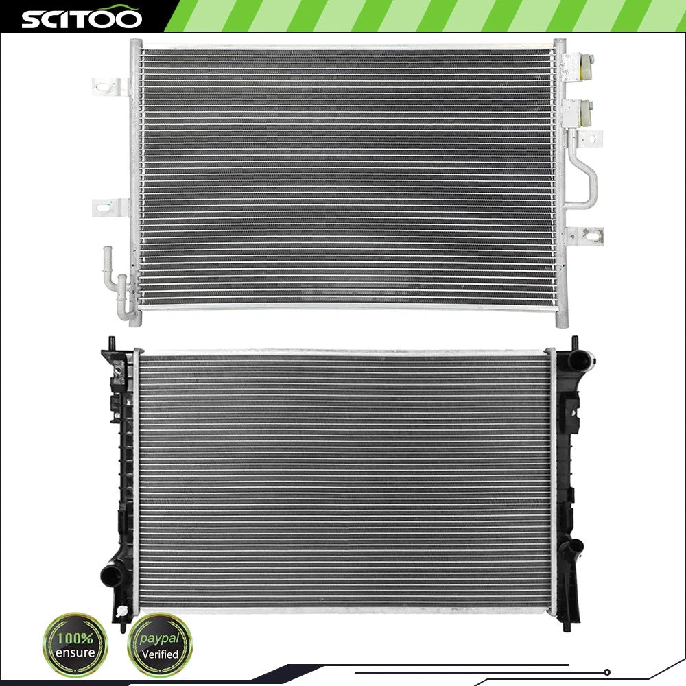 Radiator and A/C Condenser Kit for Ford Taurus SHO (2010–2011)