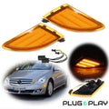 2X Front Side Marker Amber LED Lamp for Mercedes W251 R63 AMG