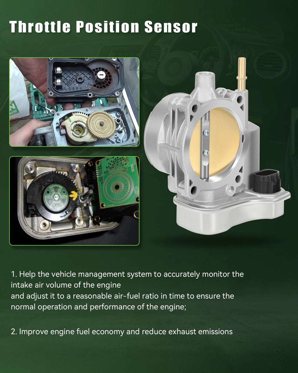 Throttle Body for Chevy Colorado, Impala, Trailblazer, GMC Canyon, Envoy, Saab 9-7