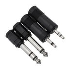 4X 3.5mm to 6.35mm Headphone Adaptor Connector Converter (Universal)