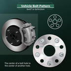 4X 15mm Hub Centric Wheel Spacers 5x4.5 for Toyota Tacoma 2005–2015