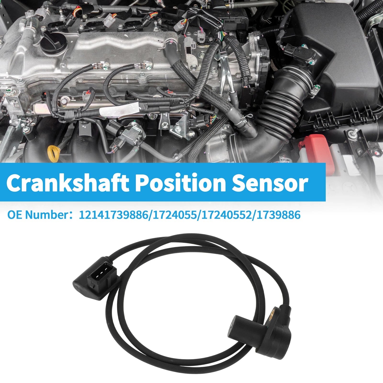 Crankshaft Position Sensor for BMW E36 318i (1993–1998) No. 12141739886
