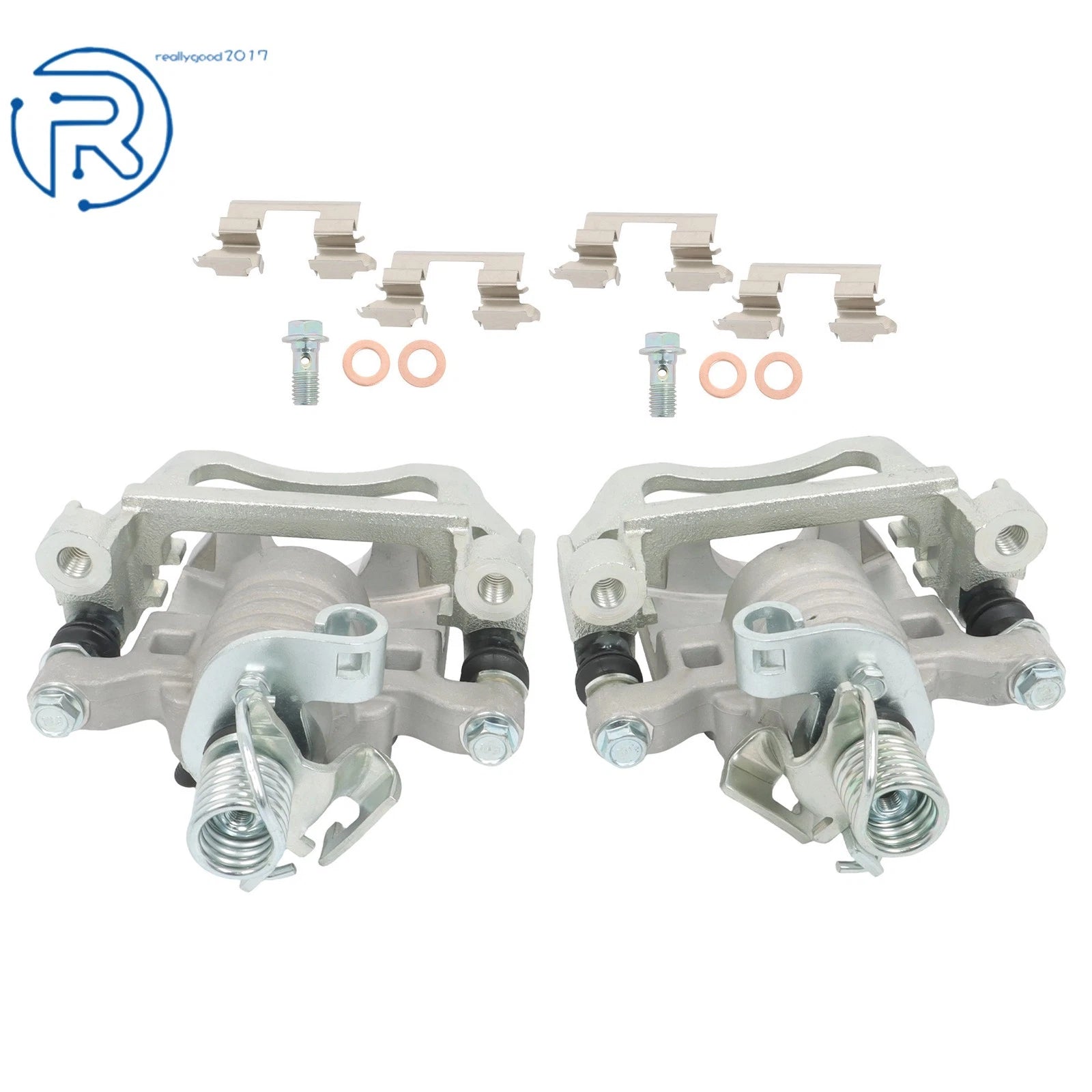 Rear Brake Caliper Set w/ Bracket 18B4869 18B4868 for Buick LaCrosse (2005)