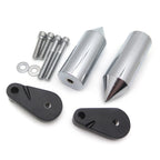 Aluminum Chrome Frame Slider Crash Protector for Yamaha YZF-R1 (2007–2008)